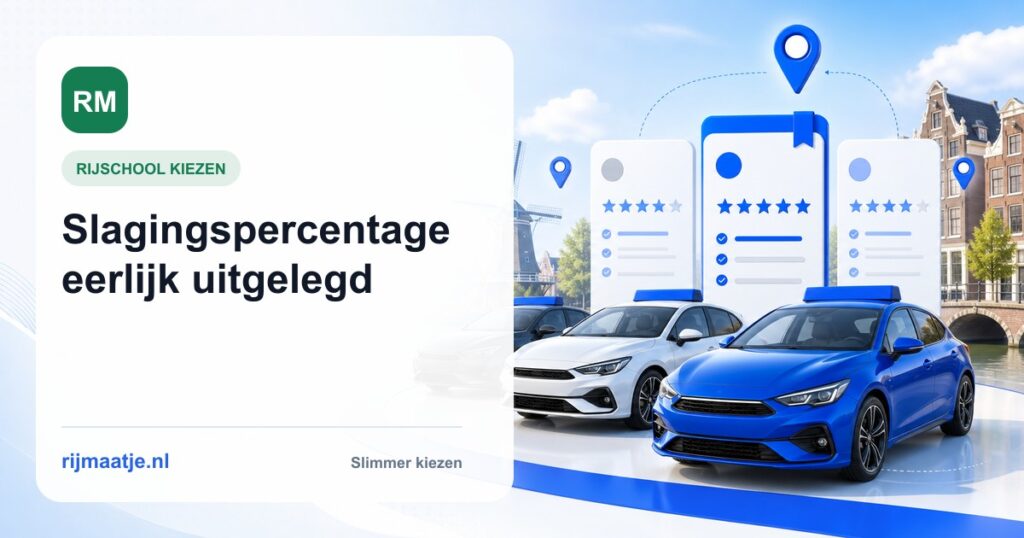 Pass rate van een rijschool: zo lees je het eerlijk