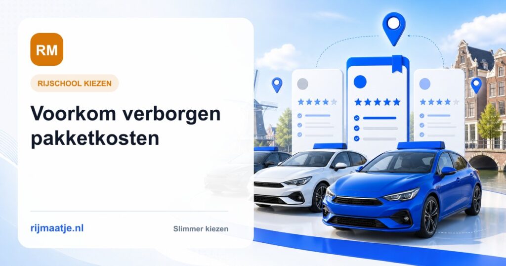 Rijlespakket kiezen: voorkom verborgen kosten