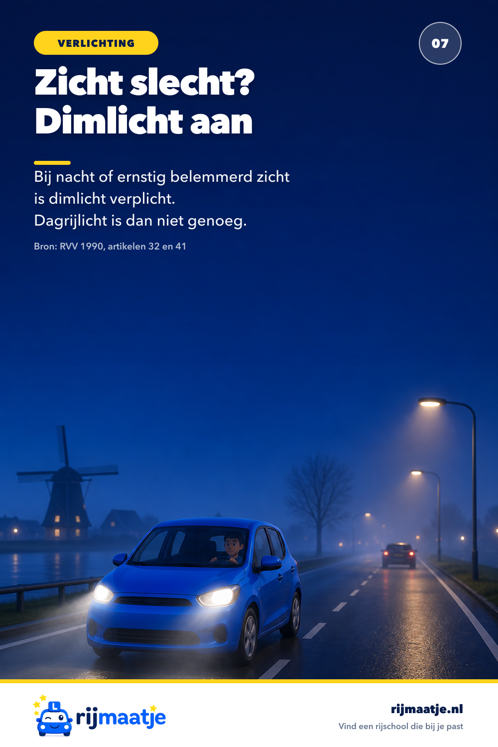 Wanneer moet je dimlicht voeren? – Rijmaatje