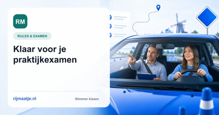 CBR-praktijkexamen voorbereiden: checklist voor de laatste week
