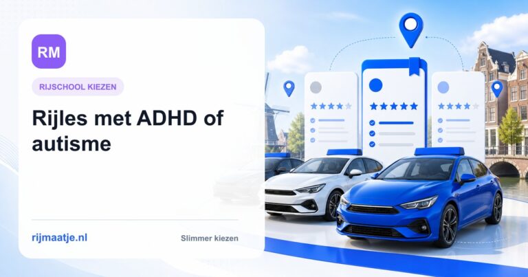 Rijles met ADHD of autisme: waar let je op bij een rijschool?