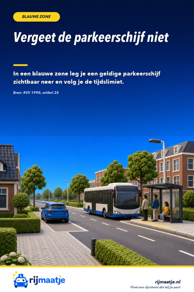 Hoe gebruik je een parkeerschijf in een blauwe zone? – Rijmaatje