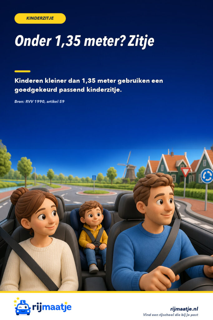 Wanneer moet een kind in een kinderzitje? – Rijmaatje