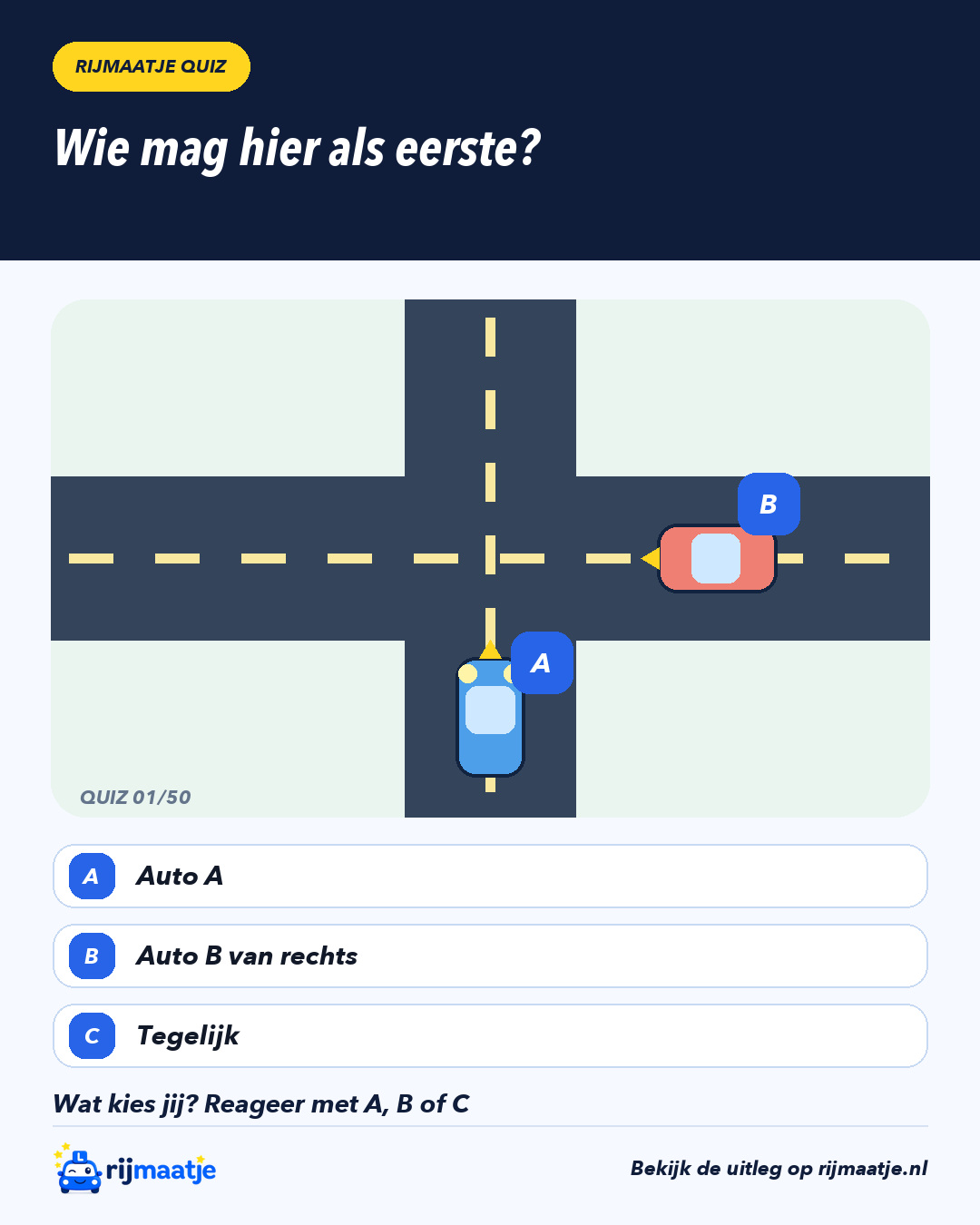 Wie mag hier als eerste? – Rijmaatje